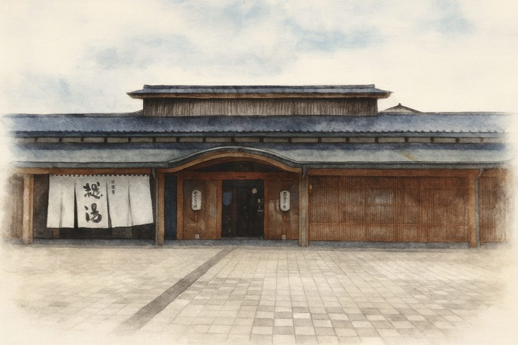 和倉温泉総湯の外観