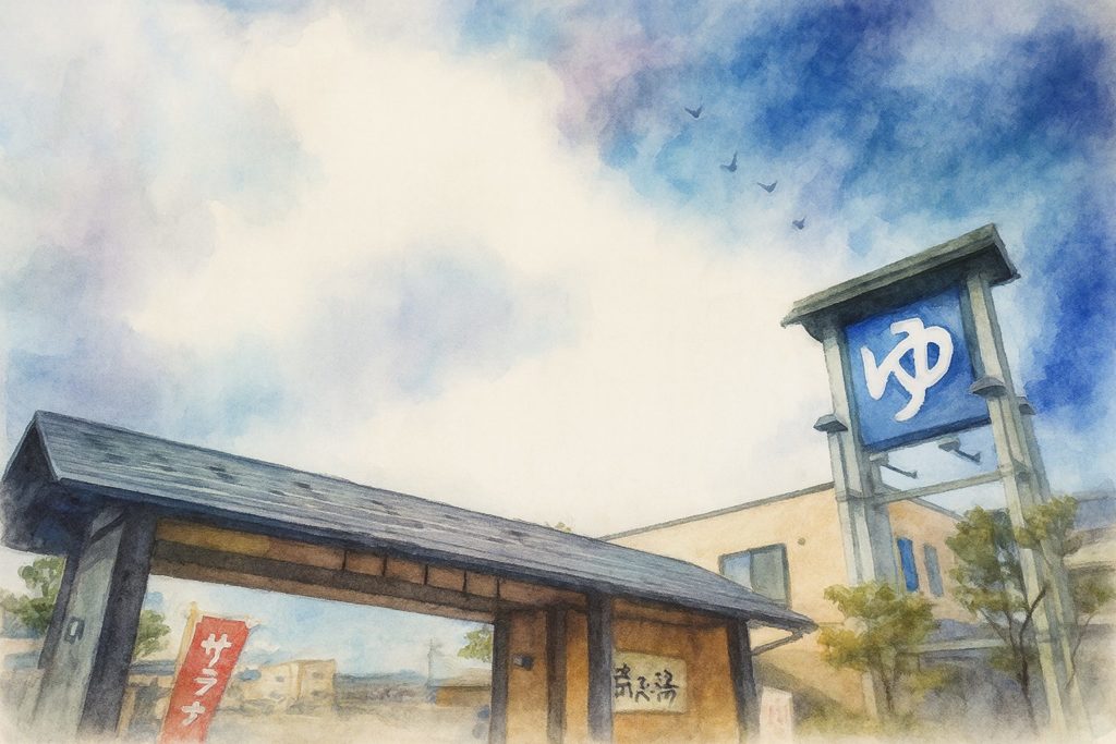 満天の湯 富山店 外観