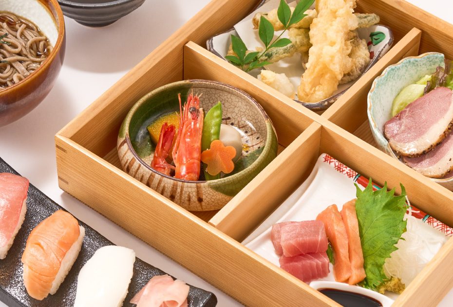 DINING 楓で提供される彩り豊かなヘルシー御膳