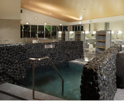 備長炭冷水風呂